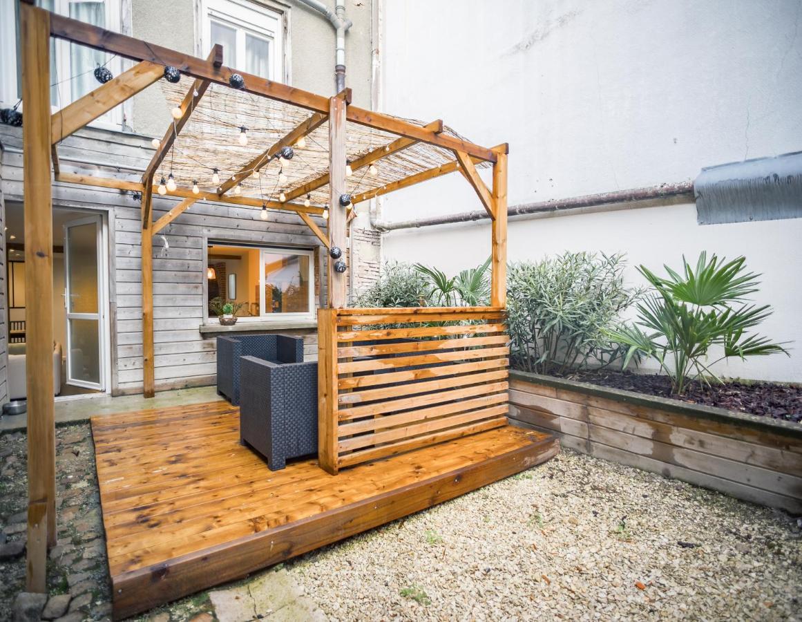 Apartamento L'Art Du Temps - Terrasse -1 Min Hypercentre Troyes Exterior foto